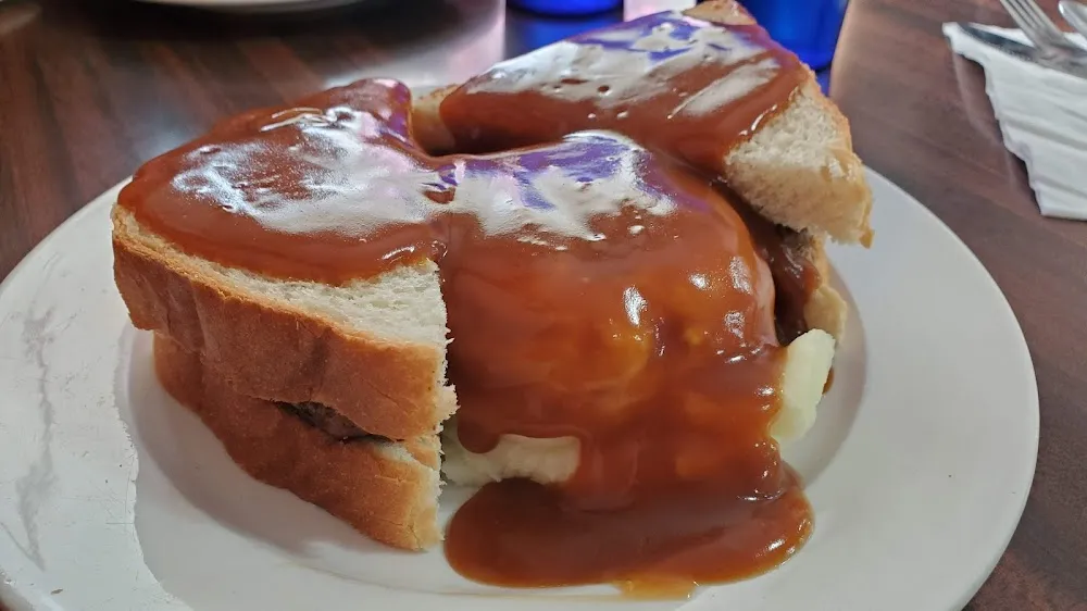 Hot Hamburger Sandwich